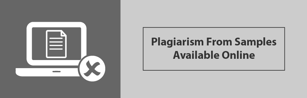 Plagiarism from Samples Available Online