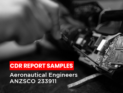 Aeronautical Engineer cdr sample