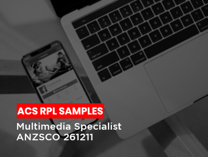 acs rpl sample for multimedia specialist