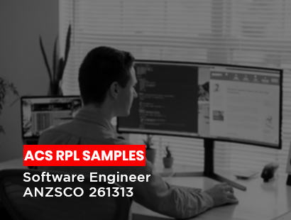 acs rpl sample for software engineer