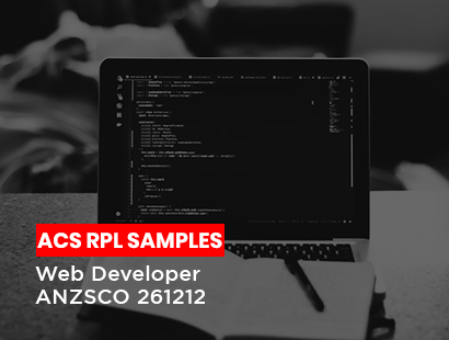 acs rpl samples web developer
