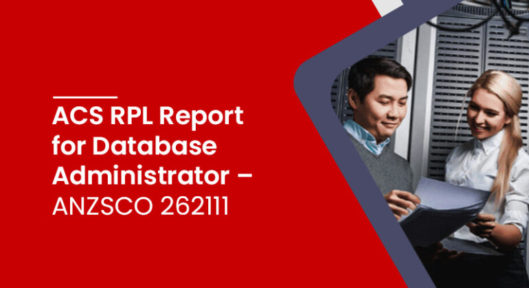 ACS RPL Report for Database Administrator