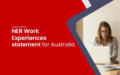 NER Work Experiences statement