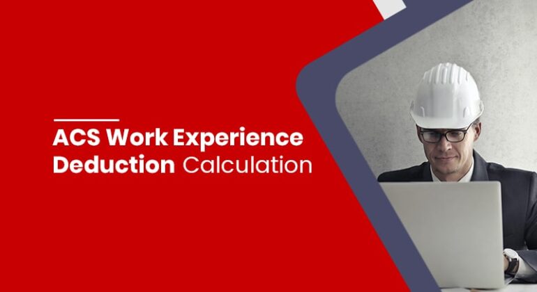 ACS Work Experience Deduction Calculation