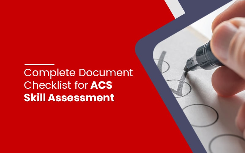Document Checklist for ACS Skill Assessment
