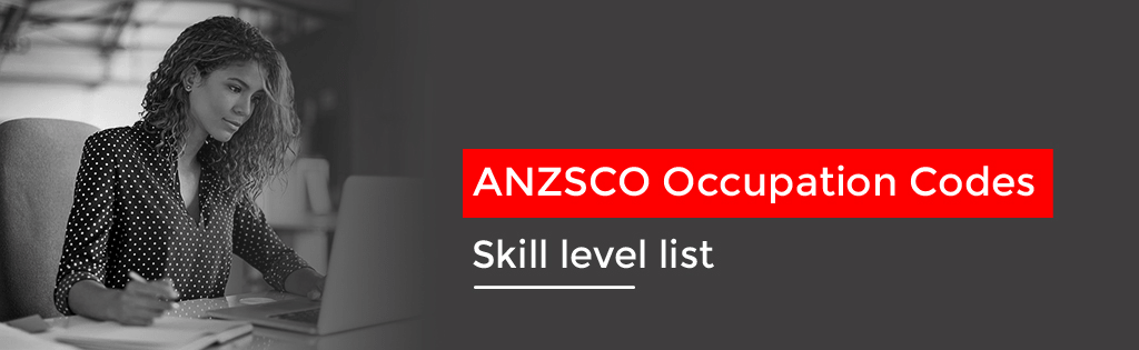 ANZSCO occupation Code list