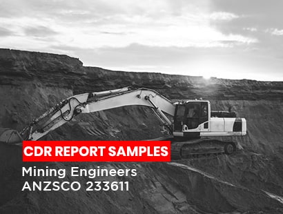 CDR report sample Mining Engineers