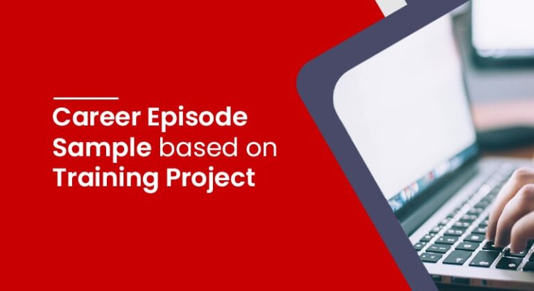 Career Episode based on training project