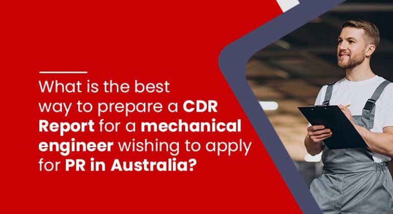 How to prepare CDR report for mechanical engineer