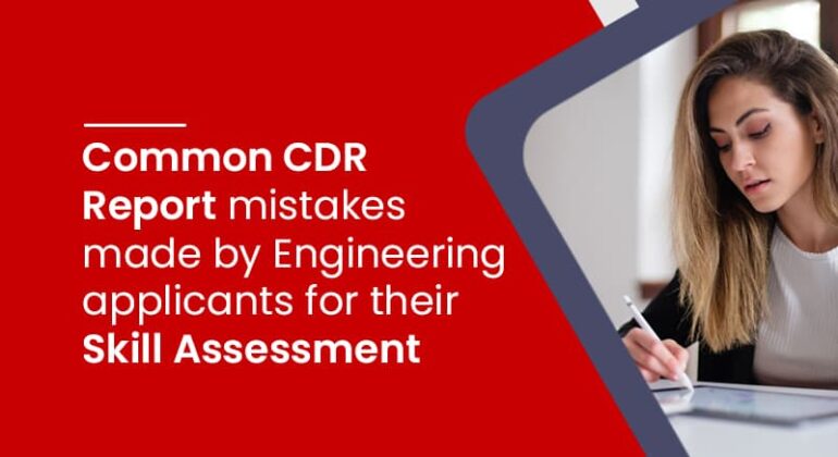 Common CDR Report mistakes by Engineering applicants for Skill Assessment