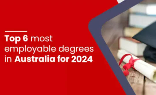 Top 6 most employable degrees in Aus for 2024