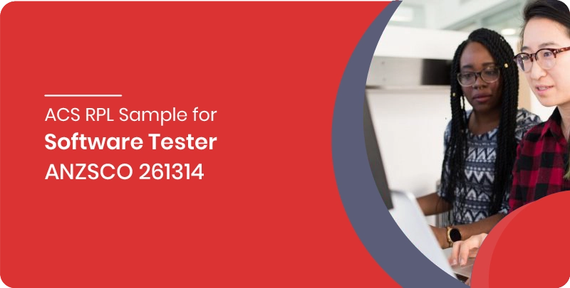 acs rpl sample for software tester anzsco 261314