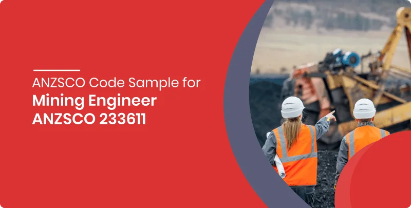 anzsco code sample for mining engineer anzsco 233611