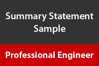 summary-statement-sample-professional-engineer