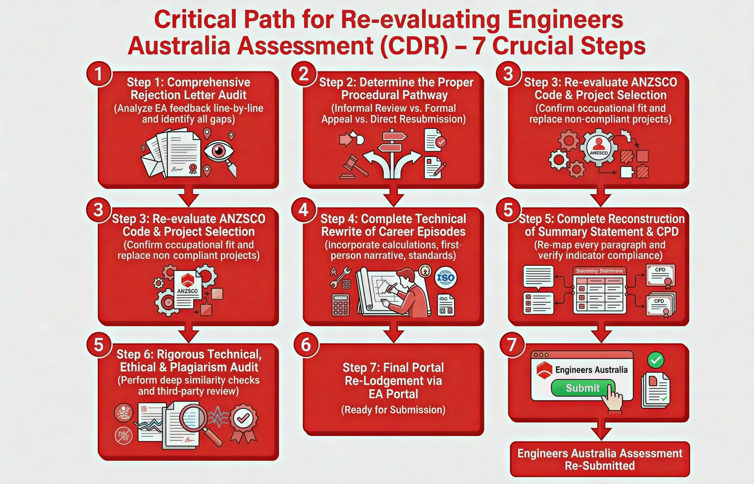 Step-by-Step Roadmap for CDR Resubmission After Rejection